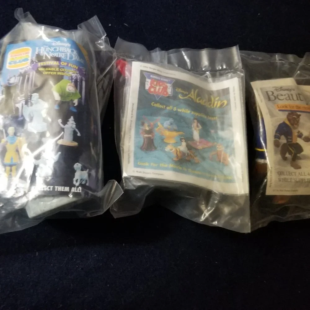 NIB NWOT 90s Disney BK Jafar, Beast, gargoyle toys - Picture 4 of 4